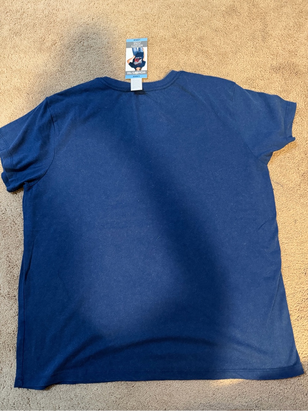 Mighty Fine Navy Blue "America 76" Short Sleeve Tee with Red Accents - Picture 2 of 2